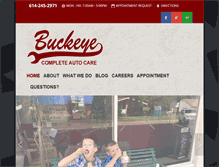 Tablet Screenshot of buckeyemufflerandbrake.com